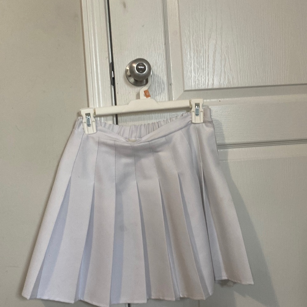 White skirt